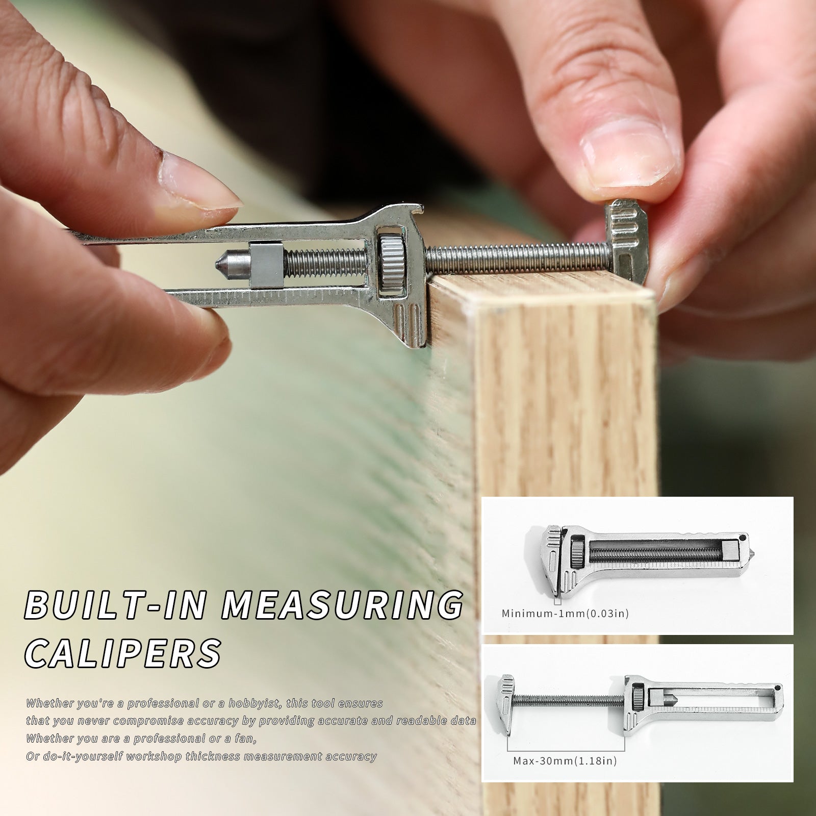 Compact Titanium Multitool with Versatile Features