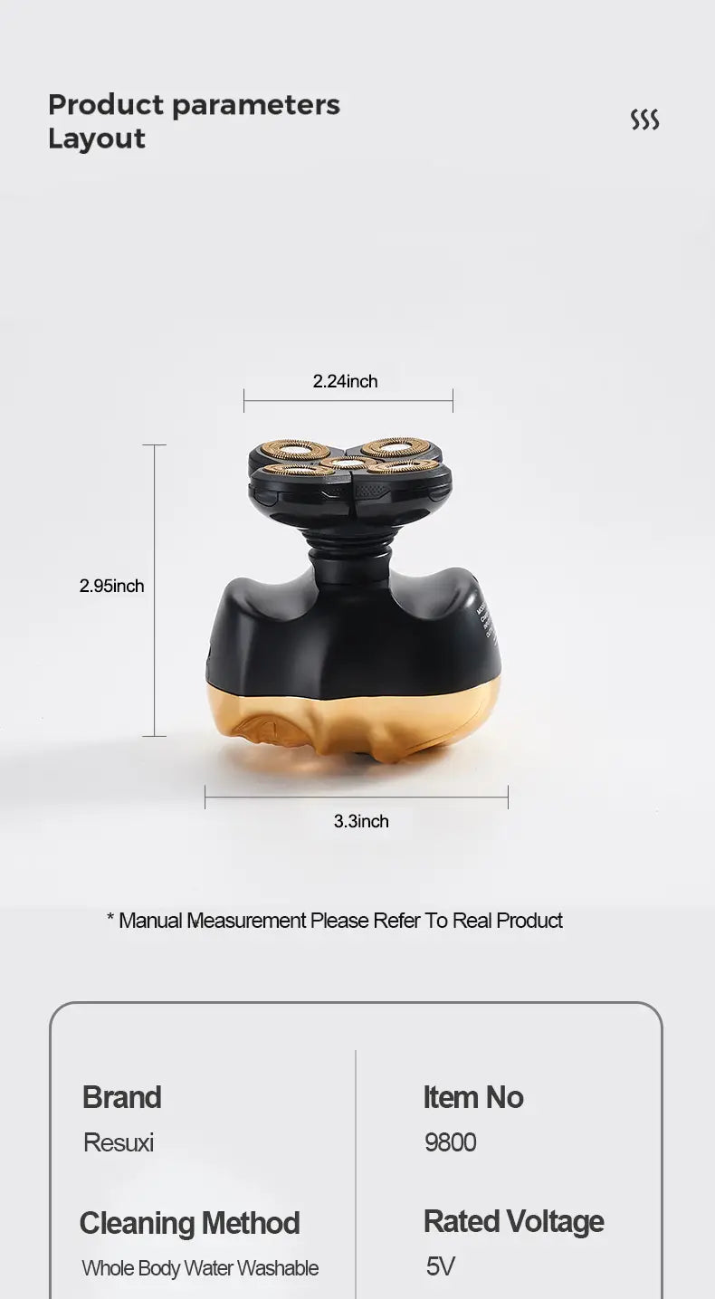 6-in-1 Electric Shaver & Grooming Kit for Men