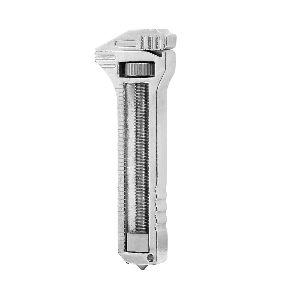 Compact Titanium Multitool with Versatile Features